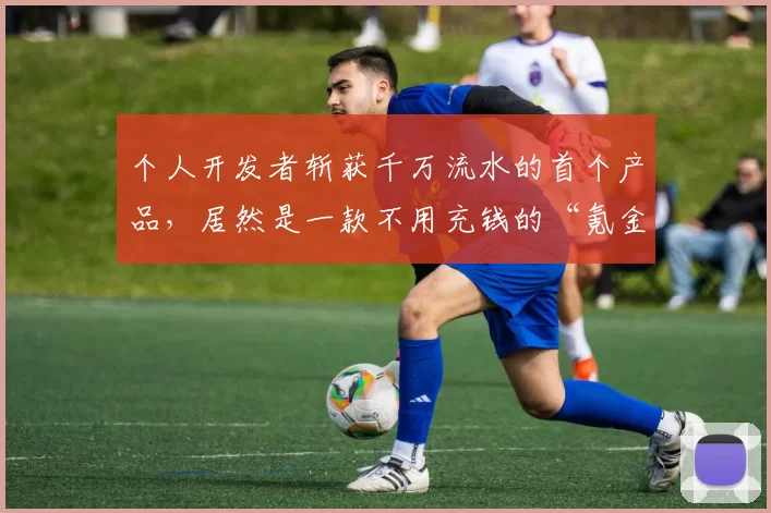 个人开发者斩获千万流水的首个产品，居然是一款不用充钱的“氪金游戏”