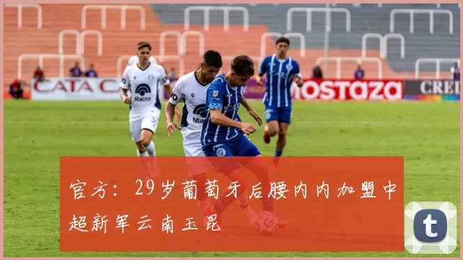 官方：29岁葡萄牙后腰内内加盟中超新军云南玉昆